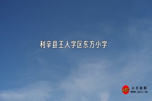 利辛县王人学区东方小学收费标准(学费)及学校简介