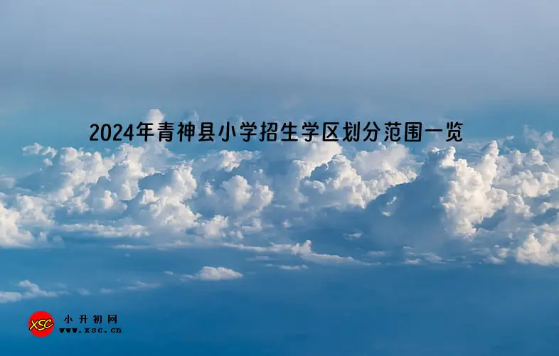 2024年青神县小学招生学区划分范围一览