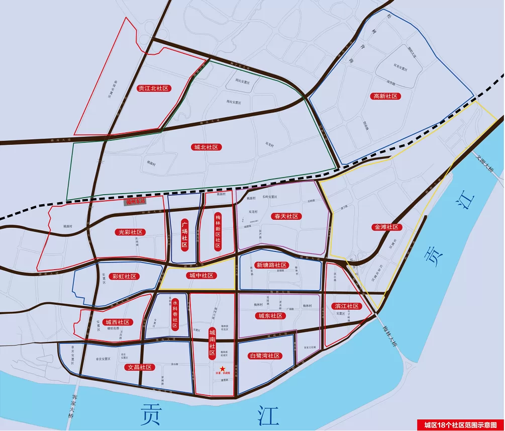 2024年赣州市赣县区小升初招生学区划分范围一览