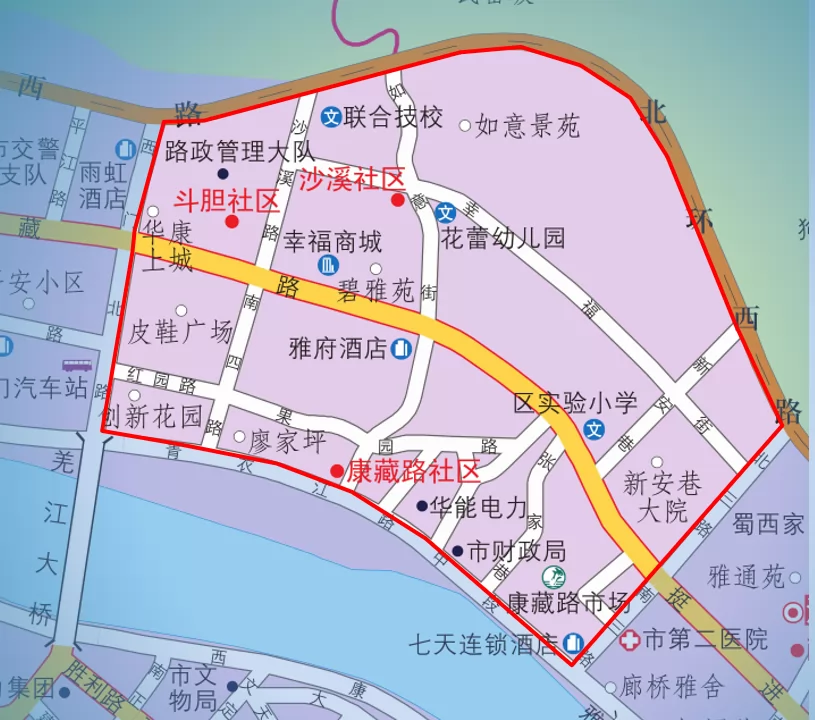 2024年雅安市雨城区小学招生学区划片范围一览