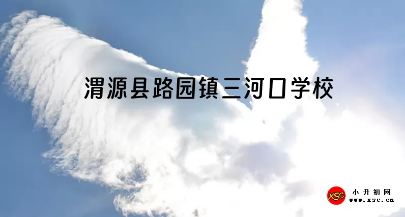 2024年渭源县路园镇三河口学校招生简章(附招生范围)