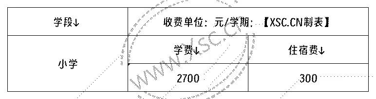 2024年汝州市海贝特小学收费标准