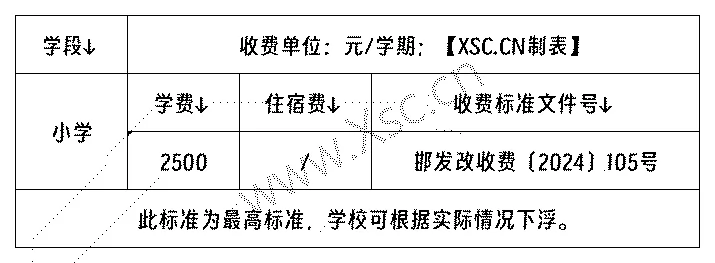 邯郸市邯山区东升第二小学收费标准(学费)及学校简介