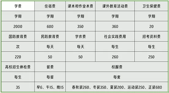 2024年上海市实验学校东滩高级中学收费标准