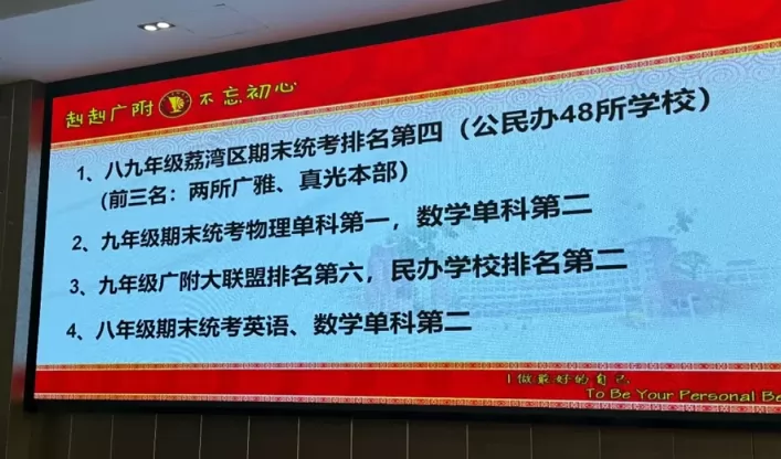 2024年广州市荔湾区荔广实验学校中考成绩3