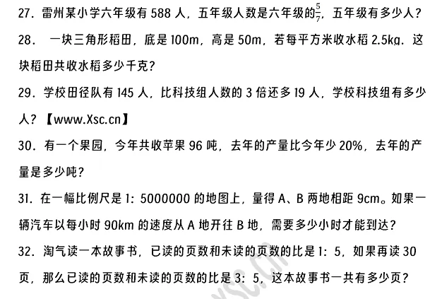 2024-2025年雷州市小升初数学考试试卷4