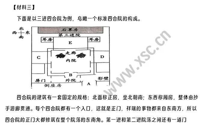 《四合院》阅读理解题及答案(阅读答案) (2).webp